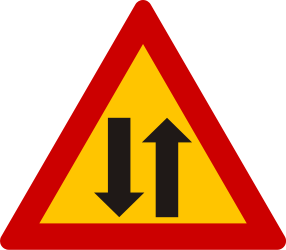 Two-way traffic ahead