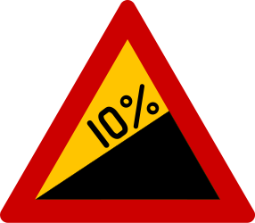 Steep ascent ahead